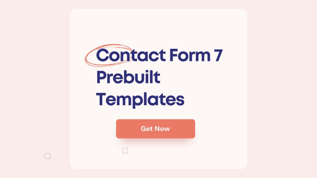 Contact Form 7 Prebuilt Templates