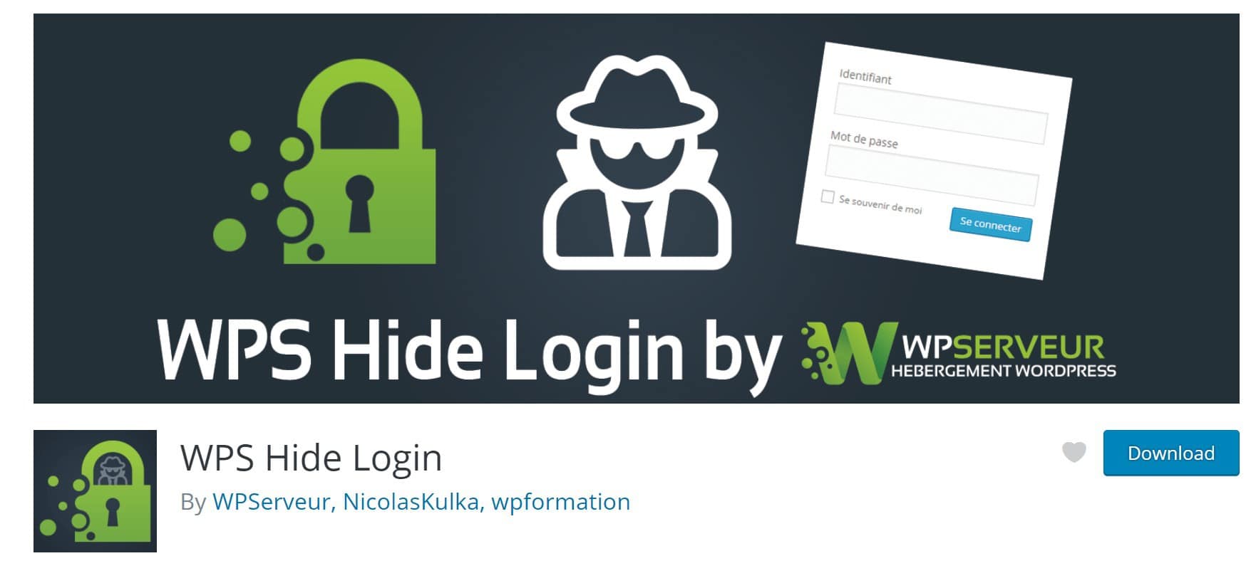 WPS hide login WPorg