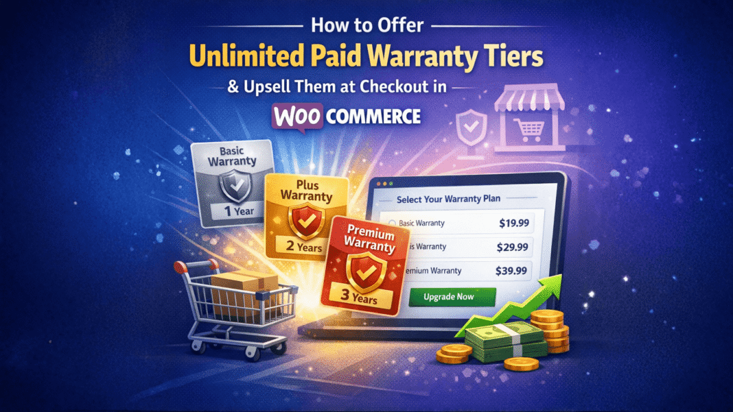 How To Offer Unlimited Paid Warranty Tiers And Upsell Them At Checkout In WooCommerce