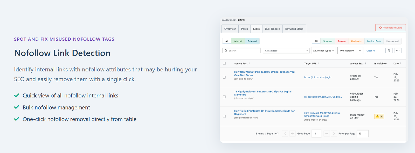 Nofollow Link Detection By Link Genius