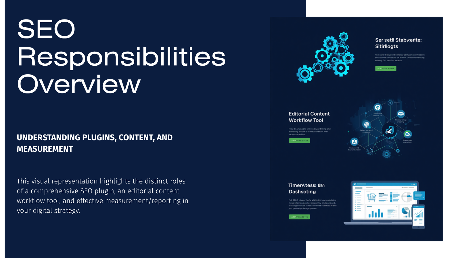 WordPress SEO comparison showing SEO suite editorial workflow and measurement responsibilities