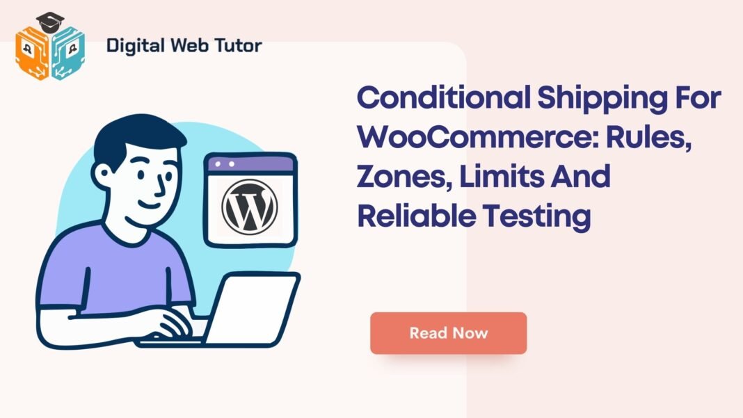 Conditional Shipping For WooCommerce_ Rules Zones Limits And Reliable Testing