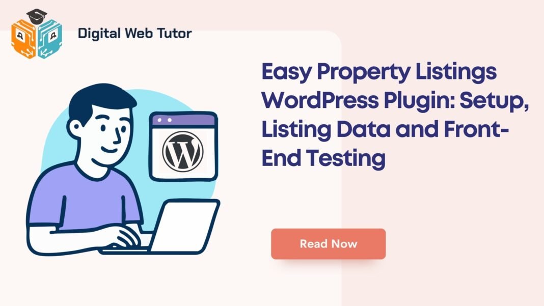 Easy Property Listings WordPress Plugin_ Setup Listing Data And Front End Testing