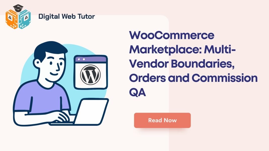 WooCommerce Marketplace_ Multi Vendor Boundaries Orders And Commission QA
